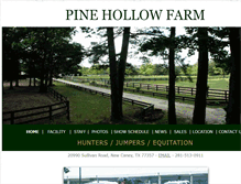 Tablet Screenshot of pinehollowfarm.net